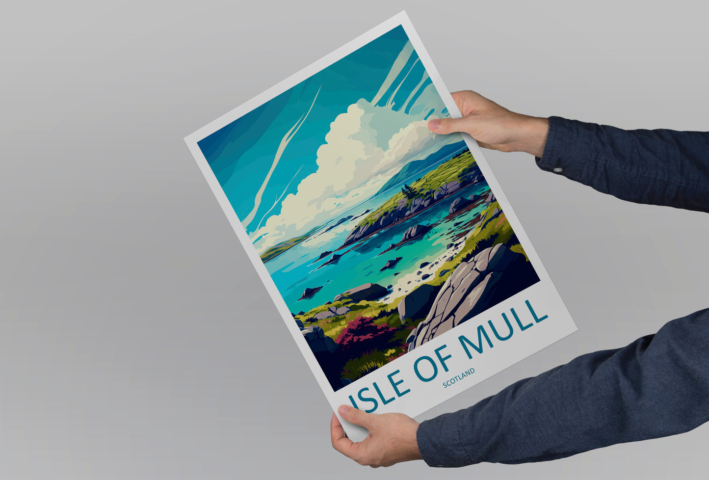 Isle Of Mull Scotland Travel Poster