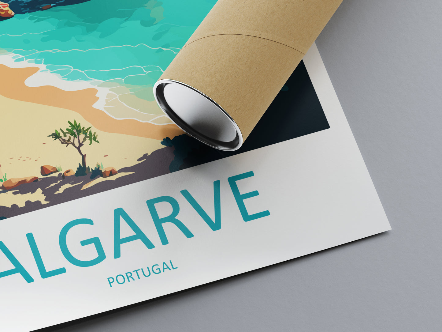 Algarve Portugal Travel Poster