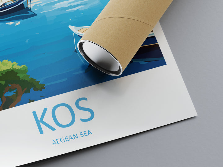 Kos Turkey Travel Poster