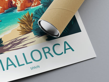 Mallorca Spain Travel Poster