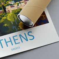 Athens Greece Travel Poster