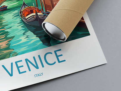 Venice Italy Travel Poster