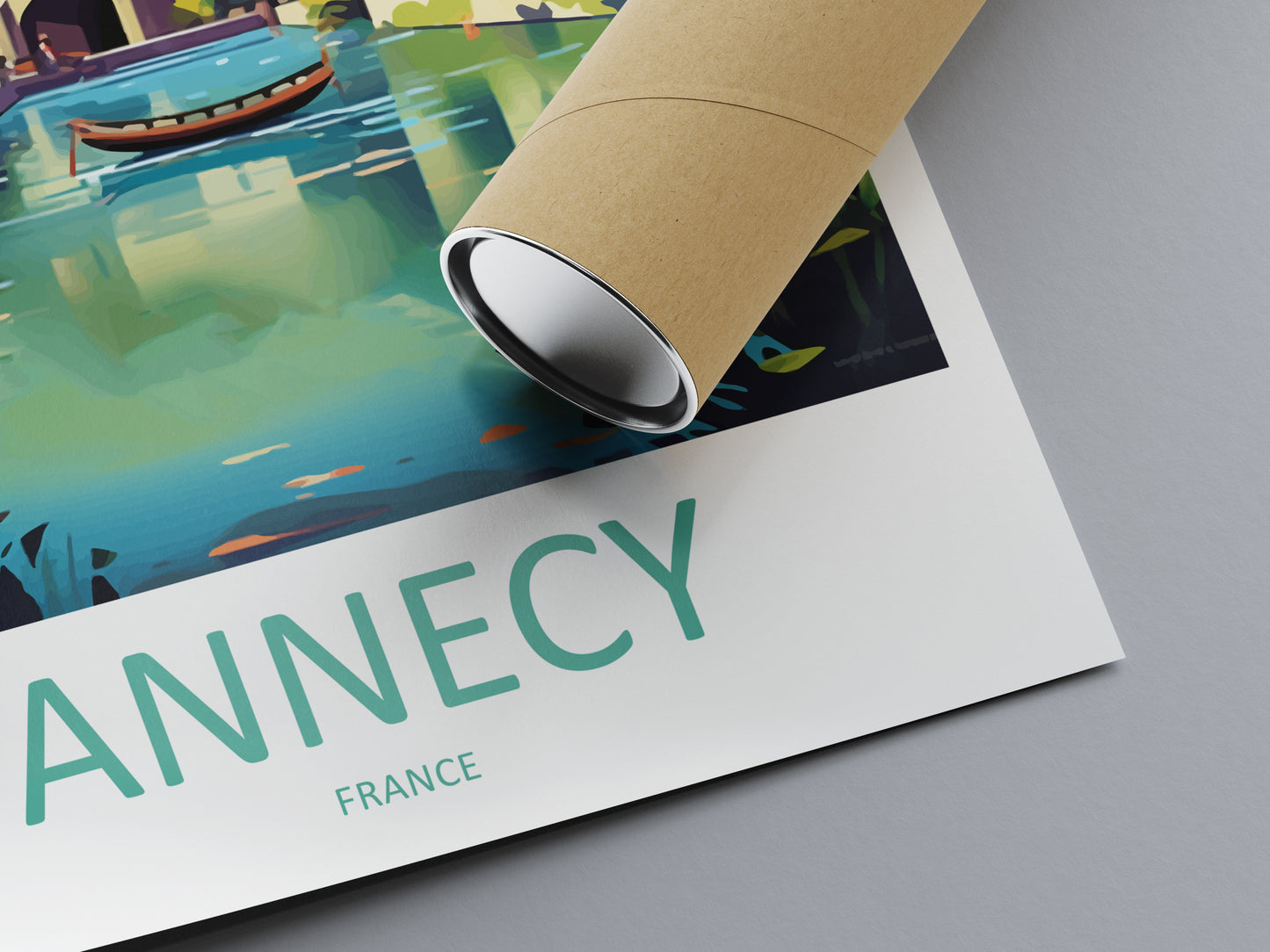 Annecy France Travel Poster