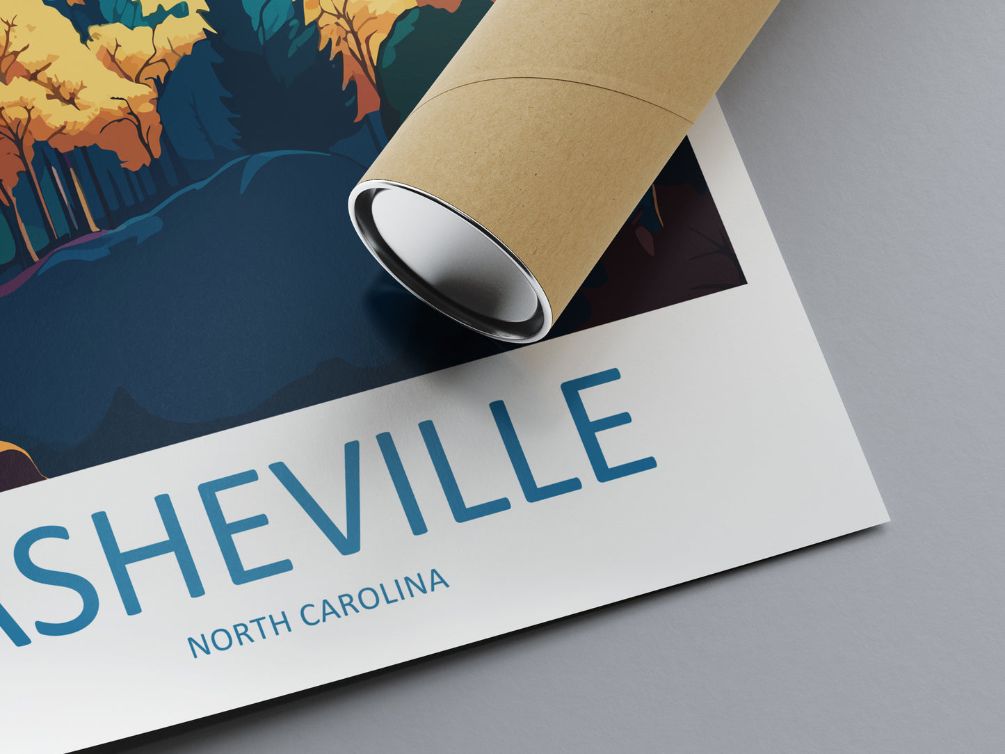 Asheville USA Travel Poster