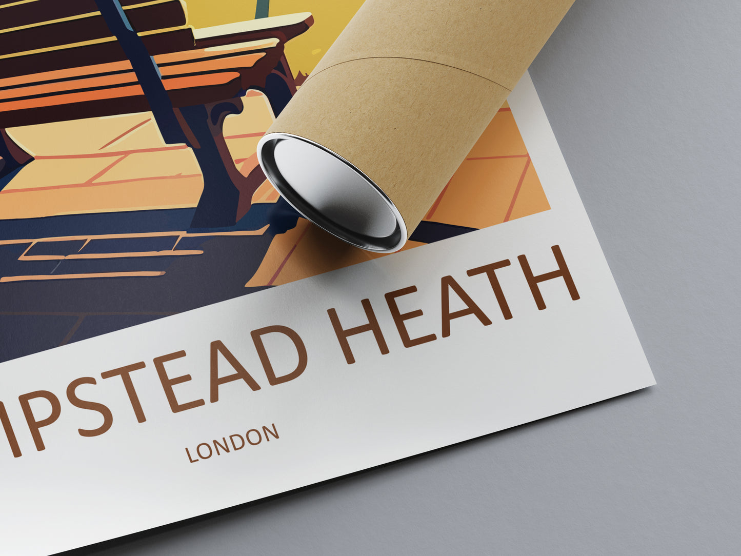 Hampstead Heath Travel Poster