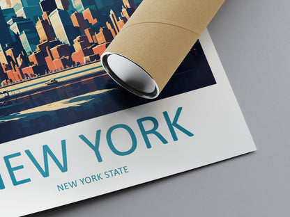 New York City USA Travel Poster