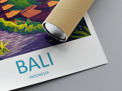 Bali Asia Travel Poster