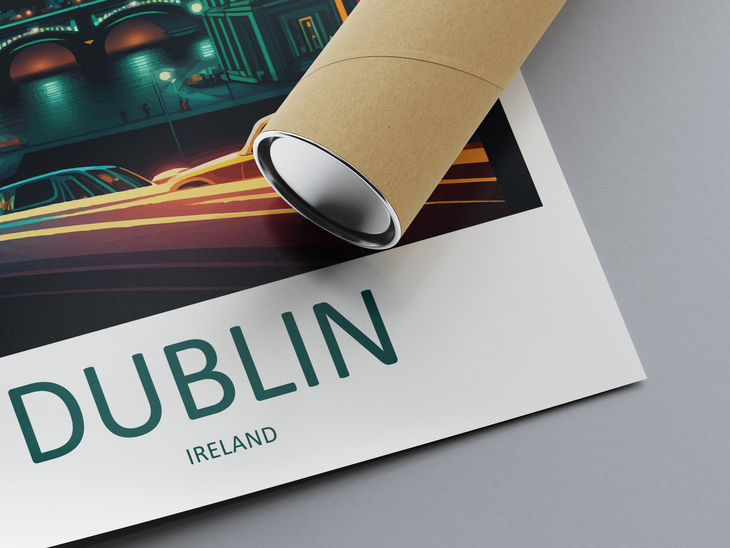Dublin Ireland Travel Poster