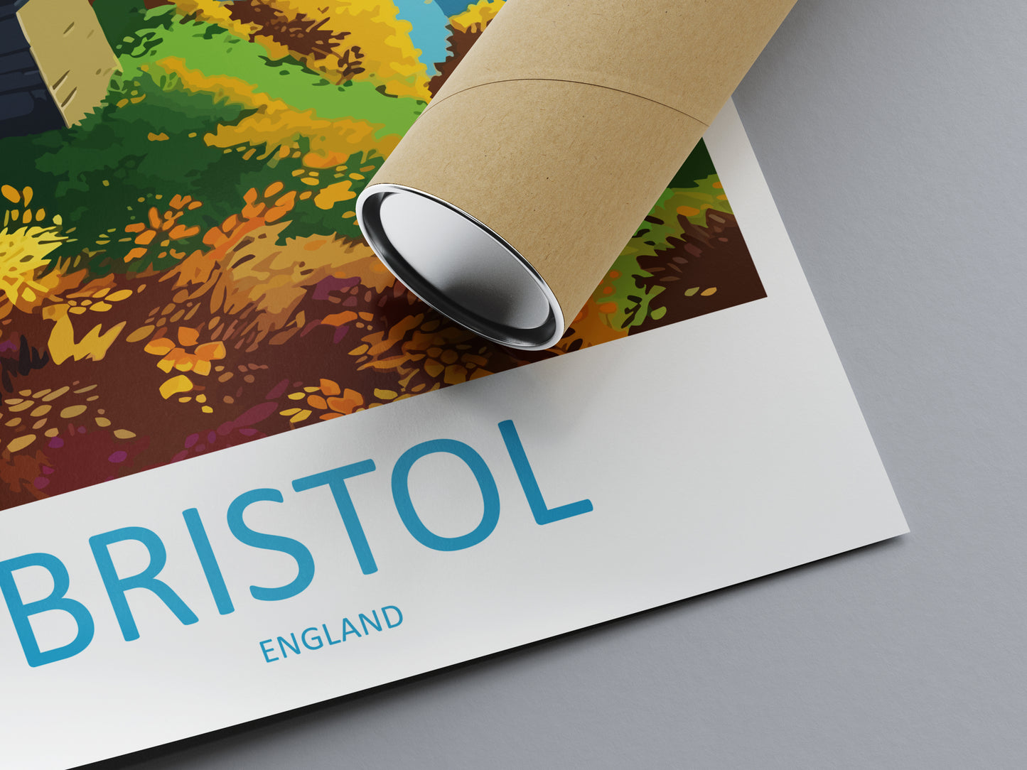 Bristol City England Travel Poster