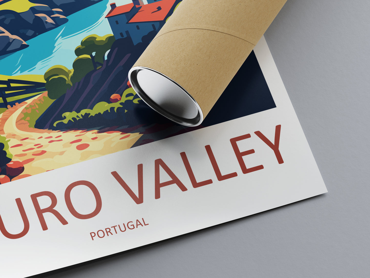 Douro Valley Portugal Travel Poster