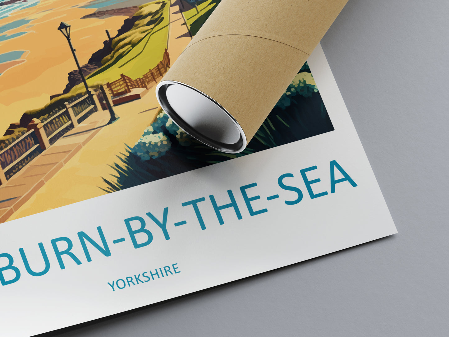 Saltburn-By-The-Sea England Travel Poster