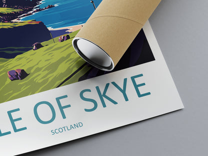 Isle Of Skye Scotland Travel Poster