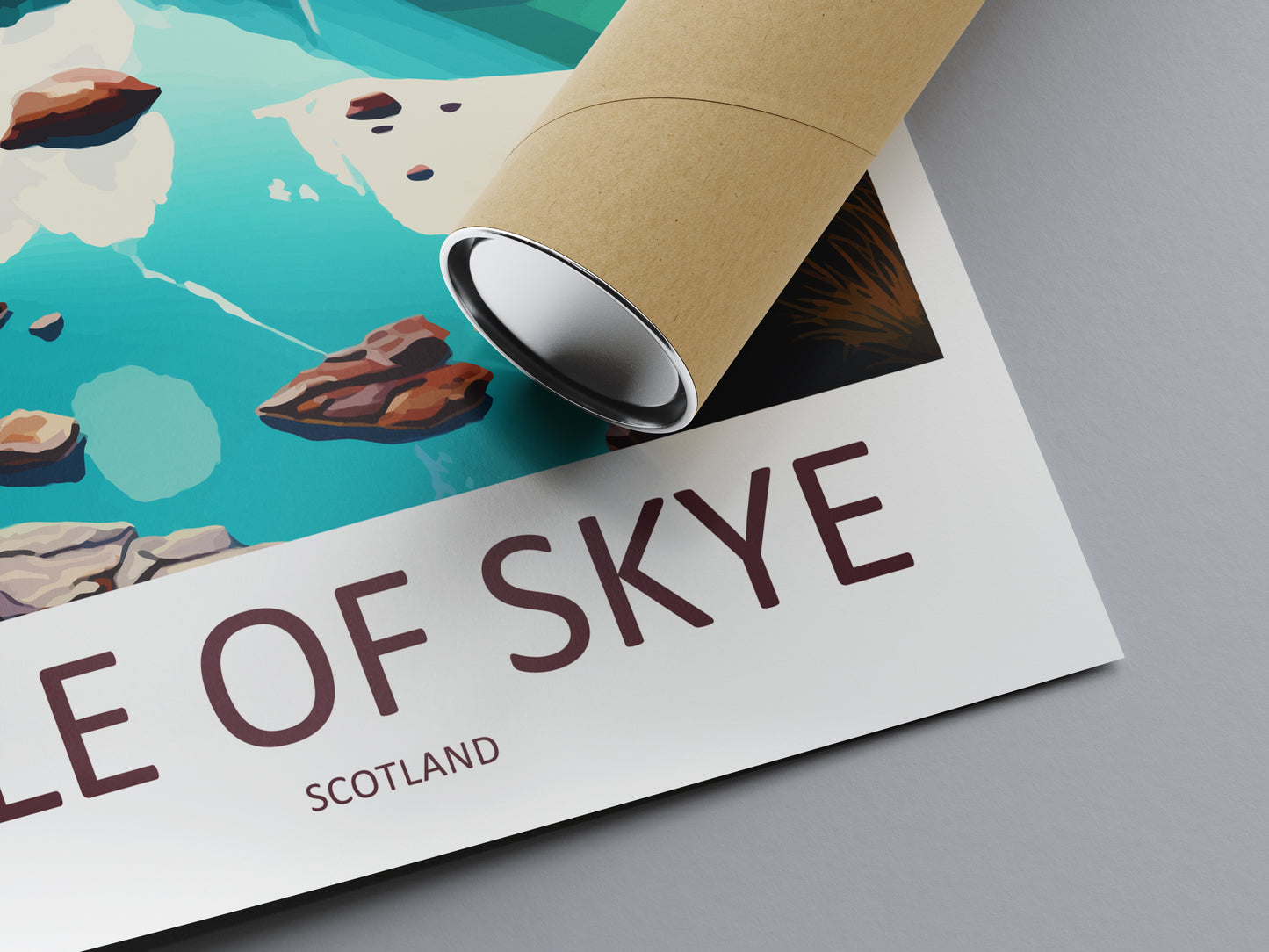 Isle Of Skye Scotland Travel Poster