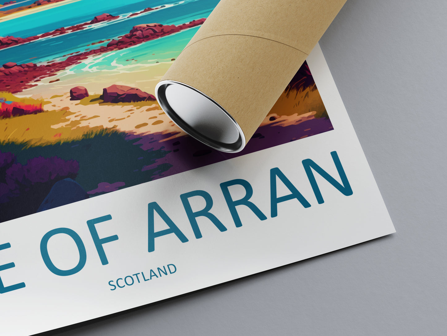 Isle Of Arran Scotland Travel Poster