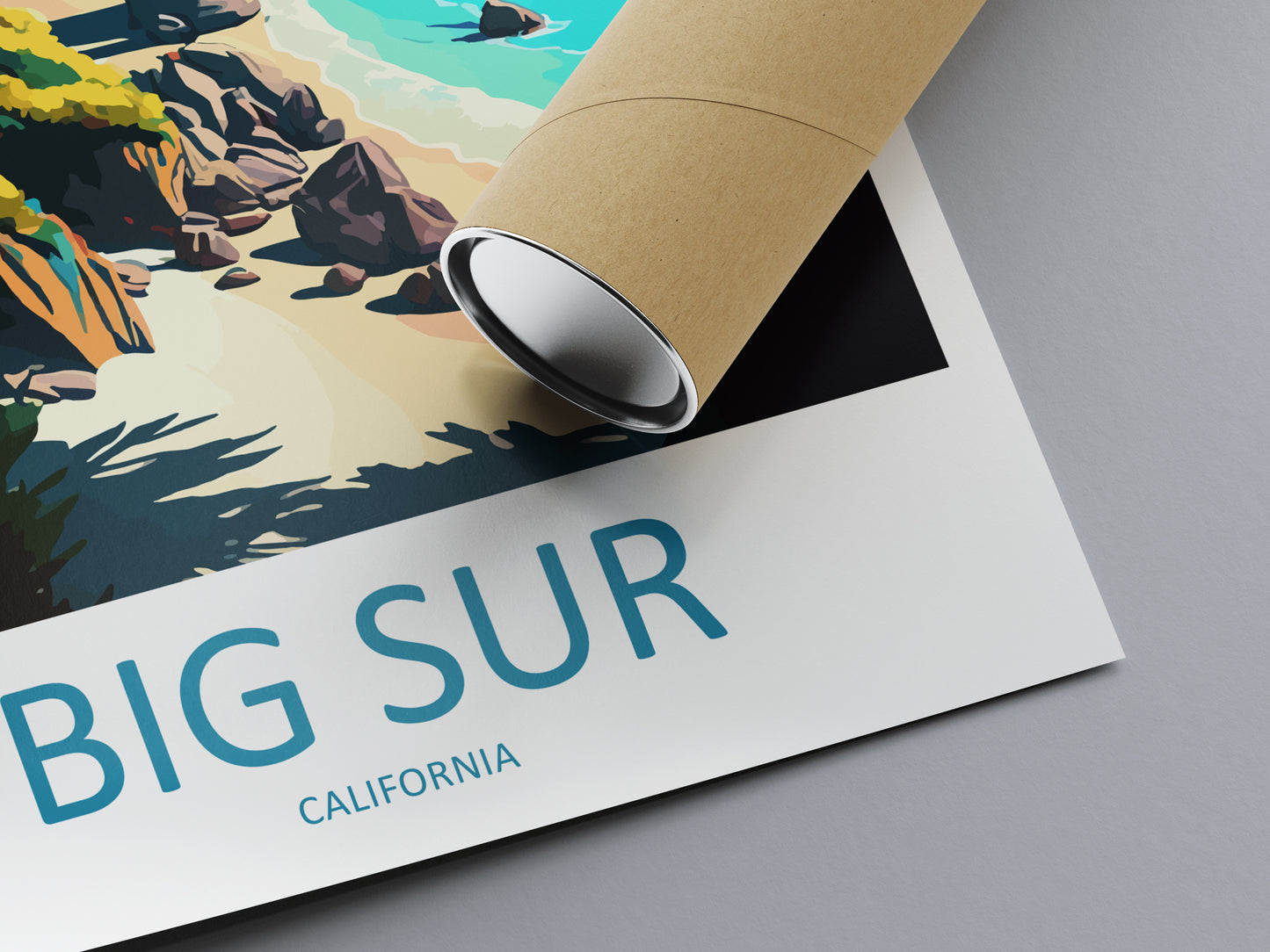 Big Sur USA Travel Poster