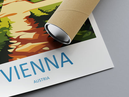 Vienna Austria Travel Poster