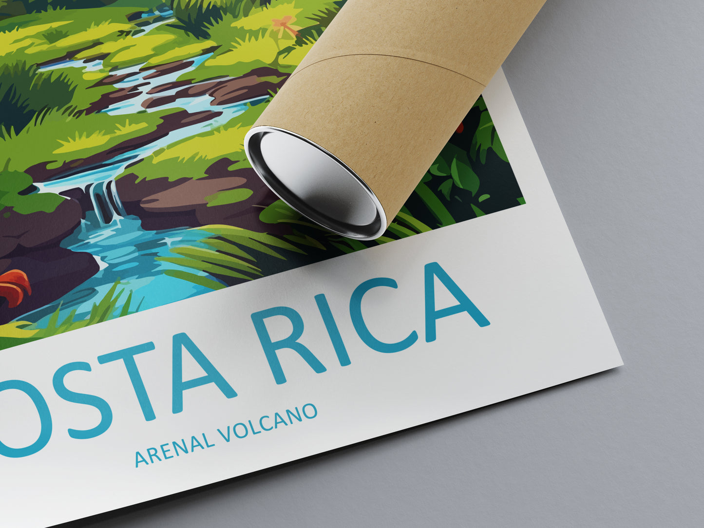 Costa Rica Pacific Ocean Travel Poster