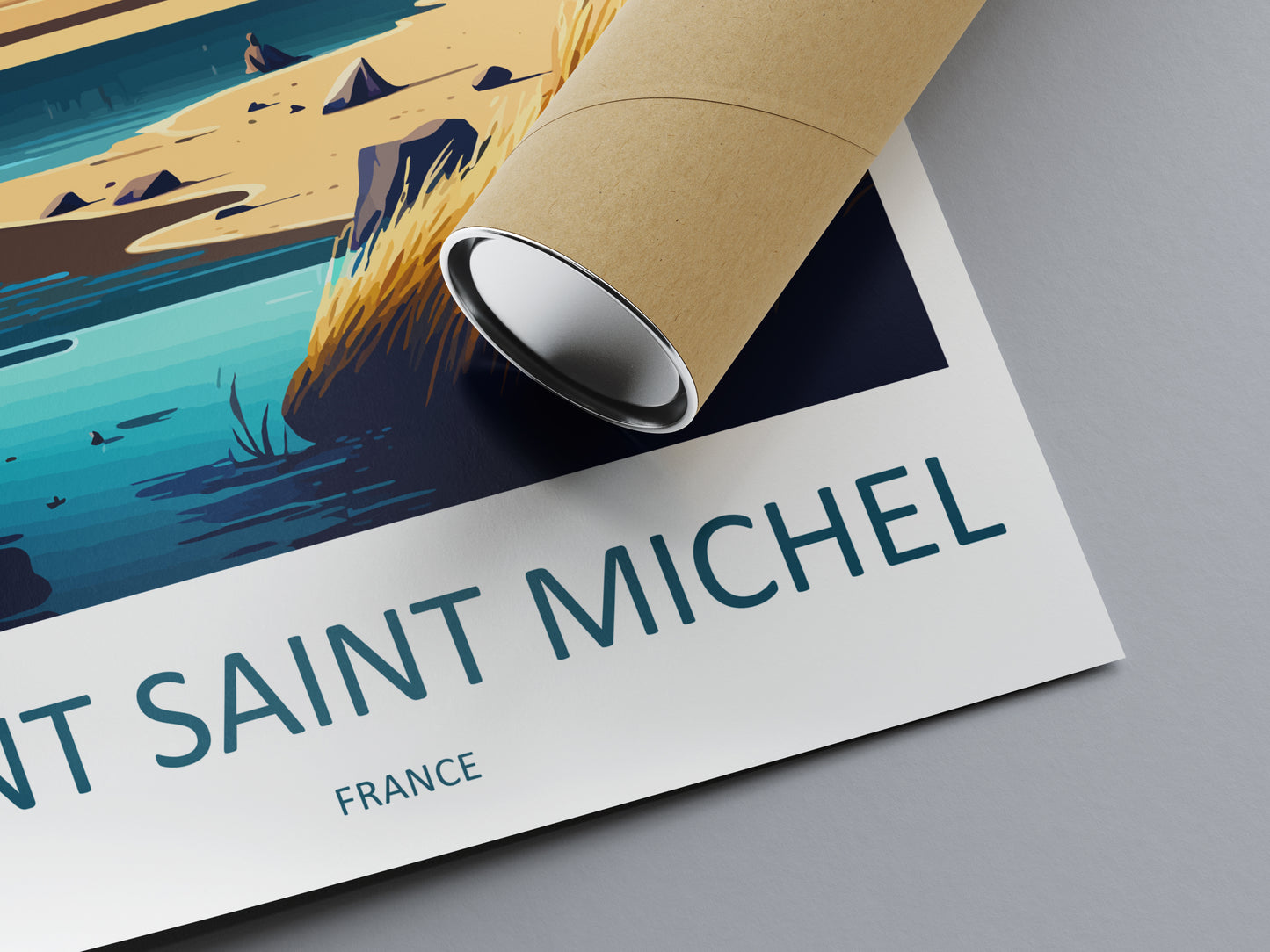 Mont Saint Michel Travel Poster