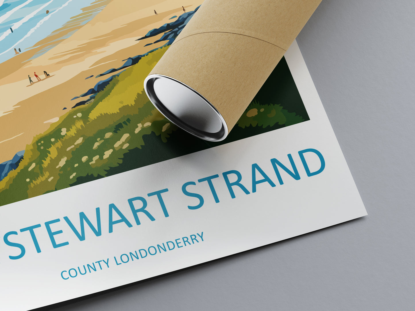 Portstewart England Travel Poster