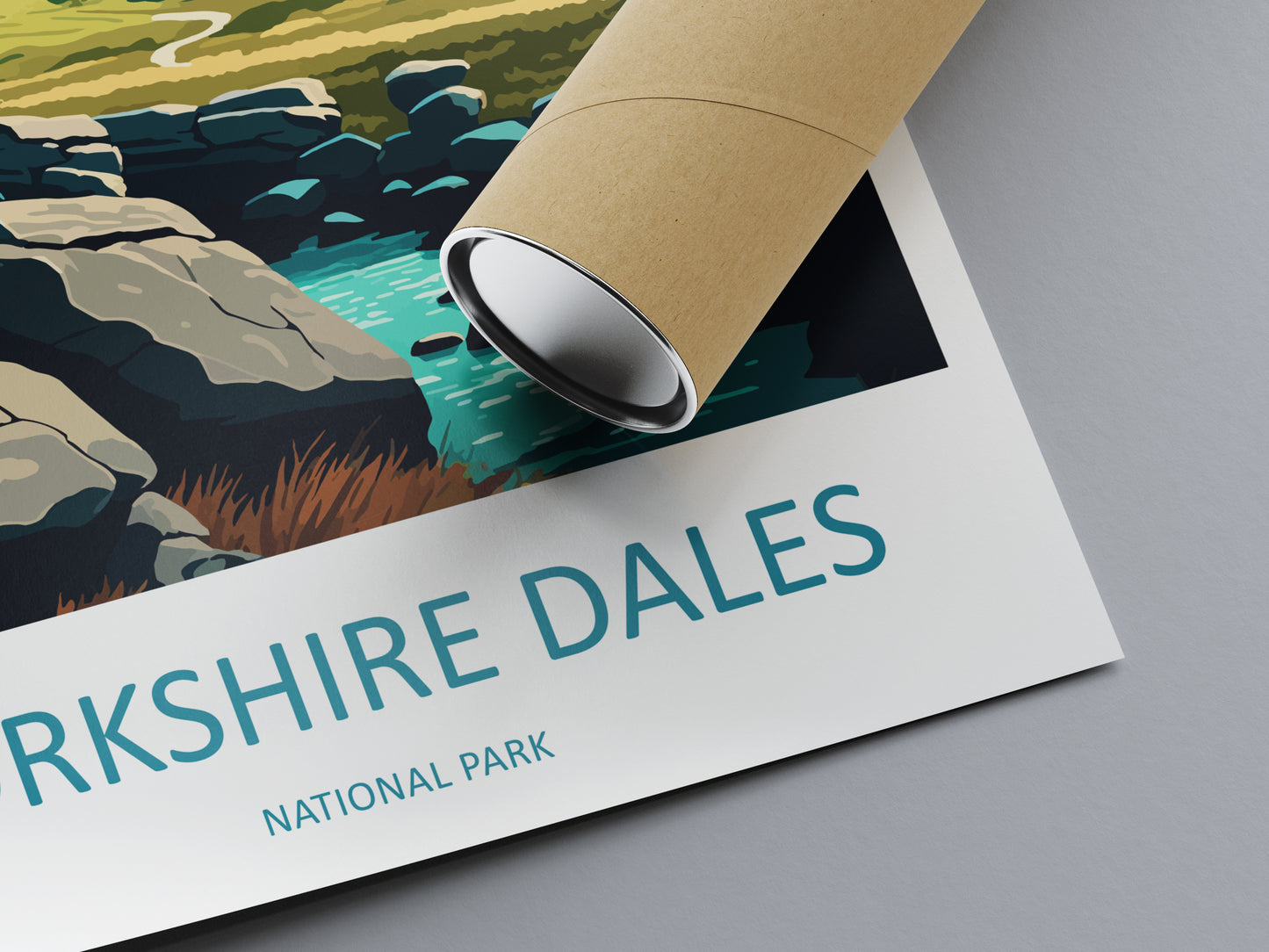 Yorkshire Dales England Travel Poster