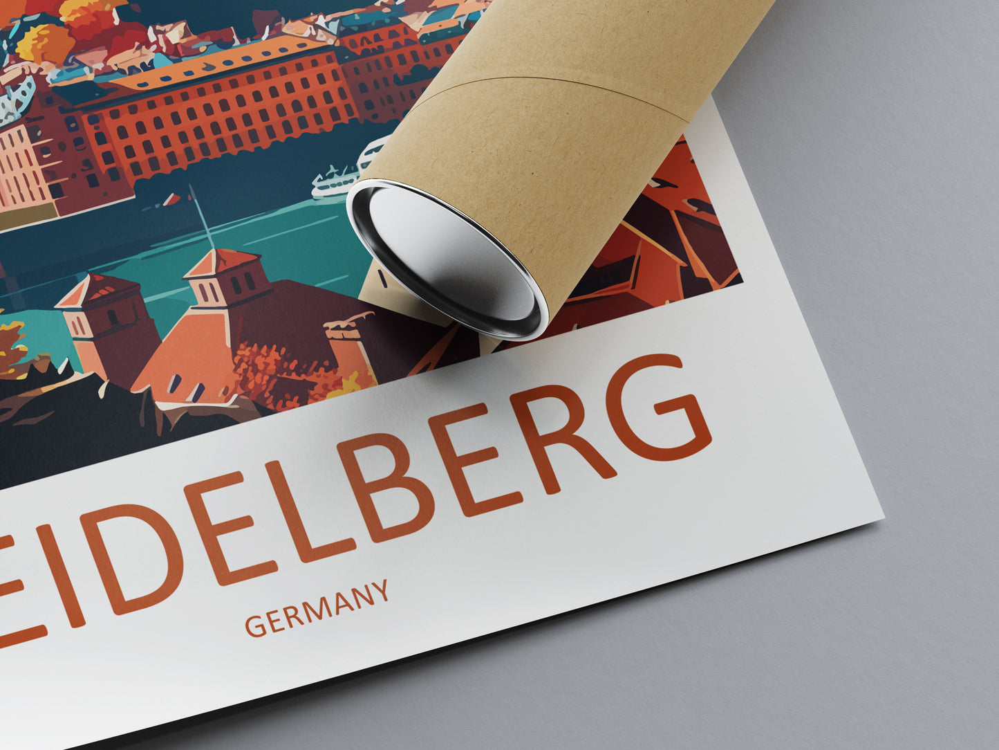 Heidelberg Germany Travel Poster