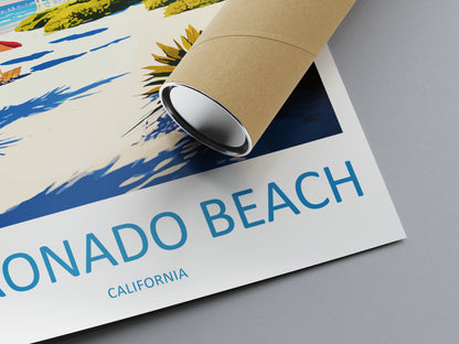 Coronado Beach USA Travel Poster