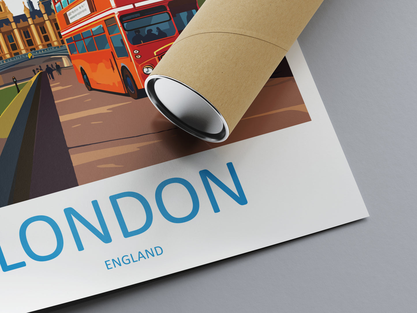 London City England Travel Poster