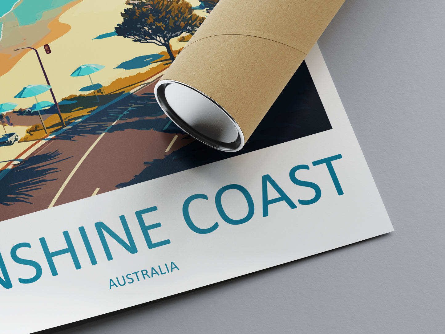 Sunshine Coast Australia Travel Poster