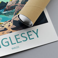 Anglesey Wales Travel Poster
