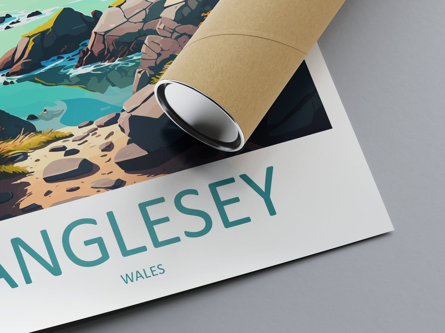 Anglesey Wales Travel Poster