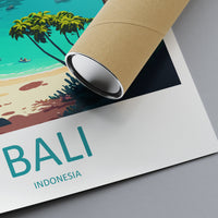 Bali Indonesia  Travel Poster