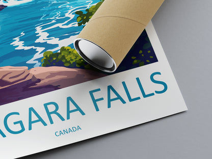 Niagara Falls Canada Travel Poster