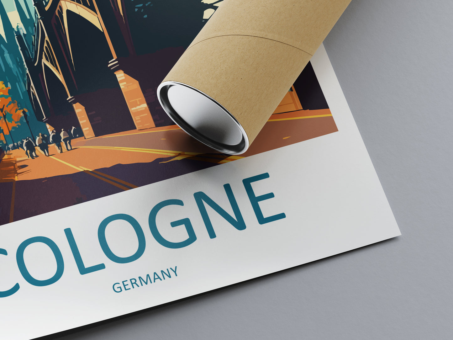 Cologne Germany Travel Poster