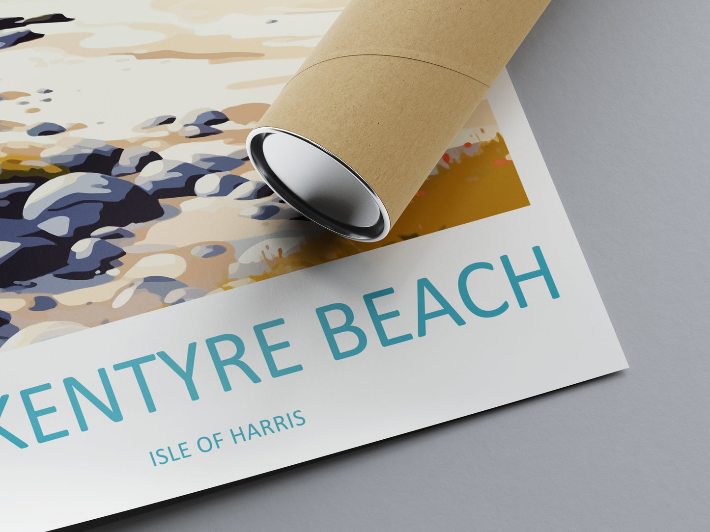 Luskentrye Beach Scotland Travel Poster