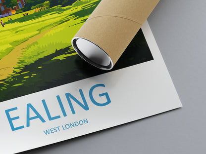 Ealing England Travel Poster
