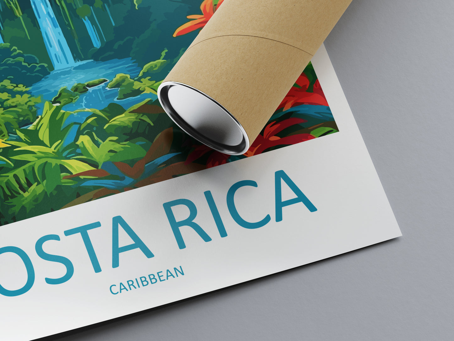 Costa Rica Pacific Ocean Travel Poster