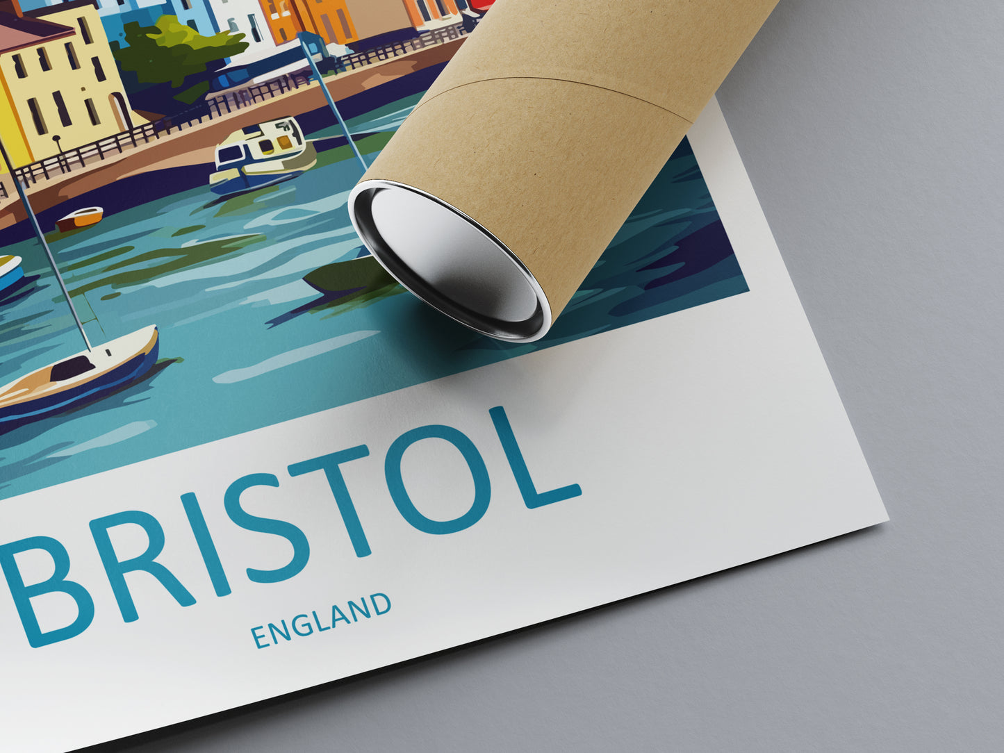 Bristol City England Travel Poster