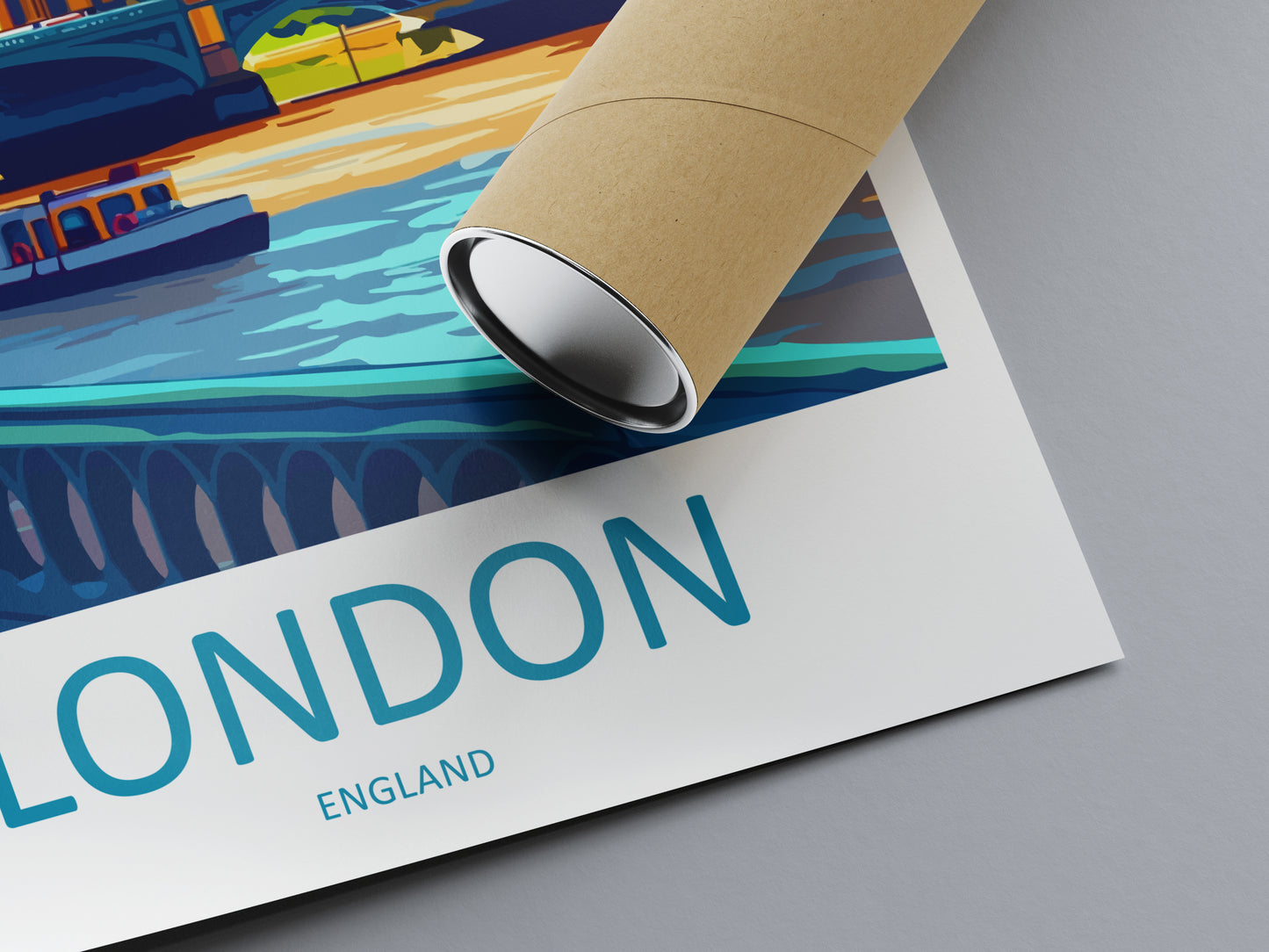 London City England Travel Poster