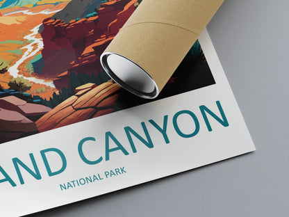 Grand Canyon USA Travel Poster