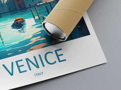 Venice Italy Travel Poster