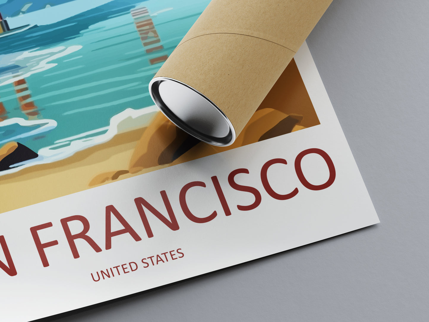 San Francisco United States Travel Poster