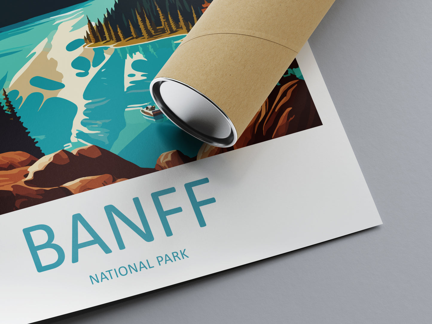 Banff National Park Canada Travel Poster