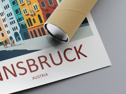 Innsbruck Austria Travel Poster