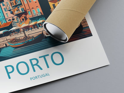 Porto Portugal Travel Poster