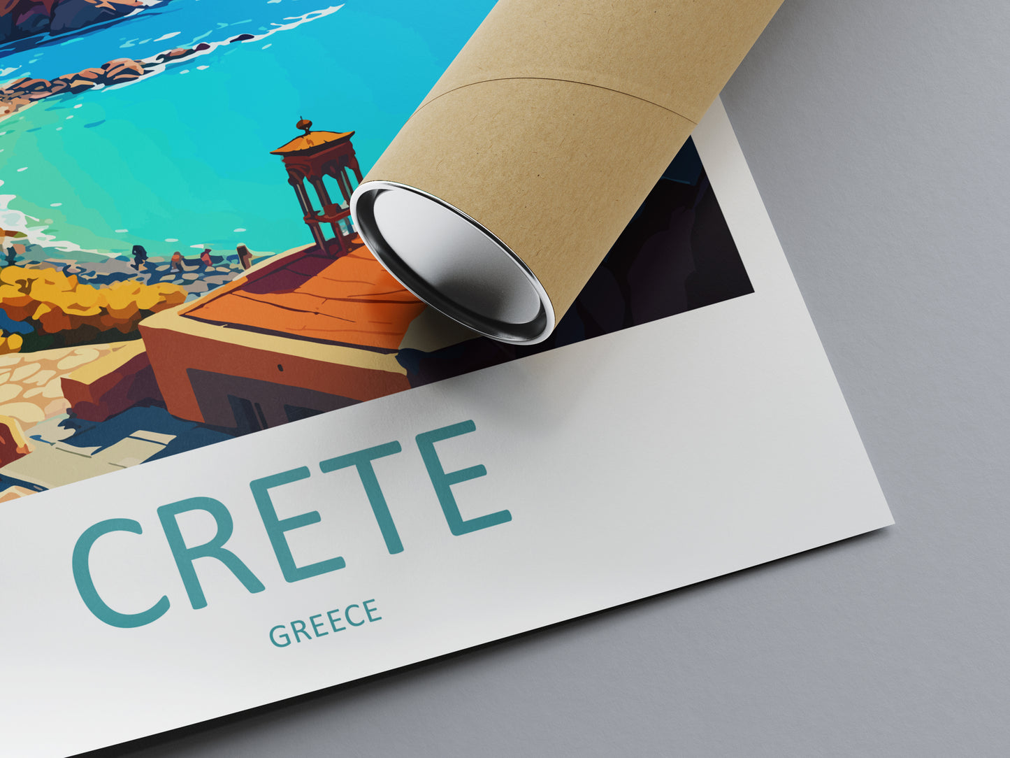 Crete Greece Travel Poster