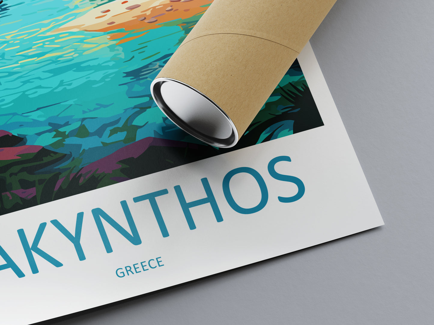 Zakynthos Greece Travel Poster