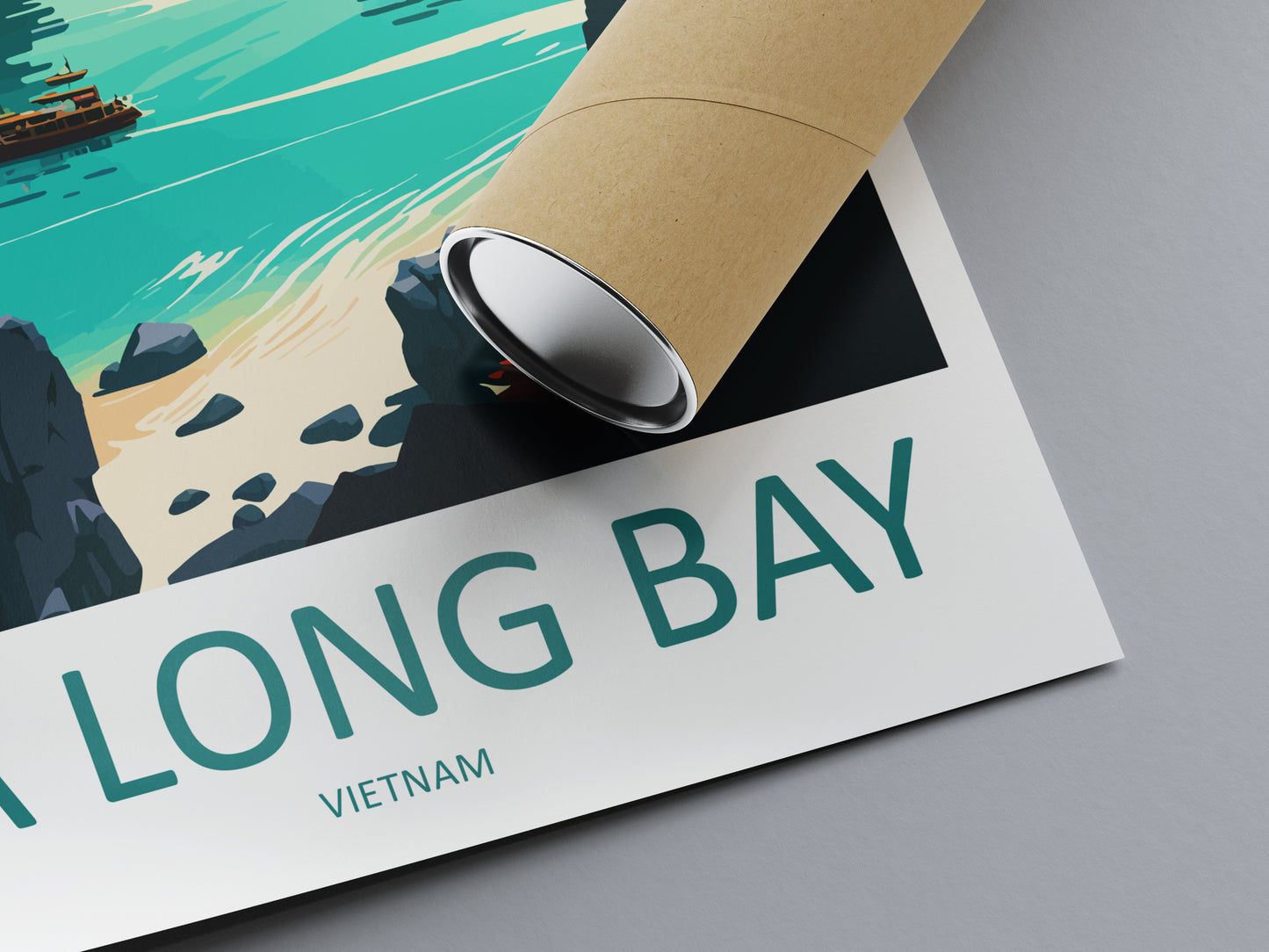 Ha Long Bay Vietnam Travel Poster