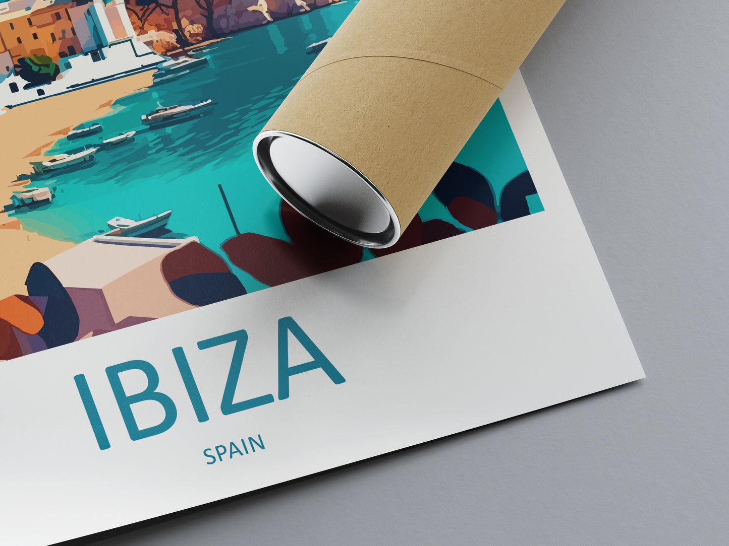 Ibiza Spain Travel Poster