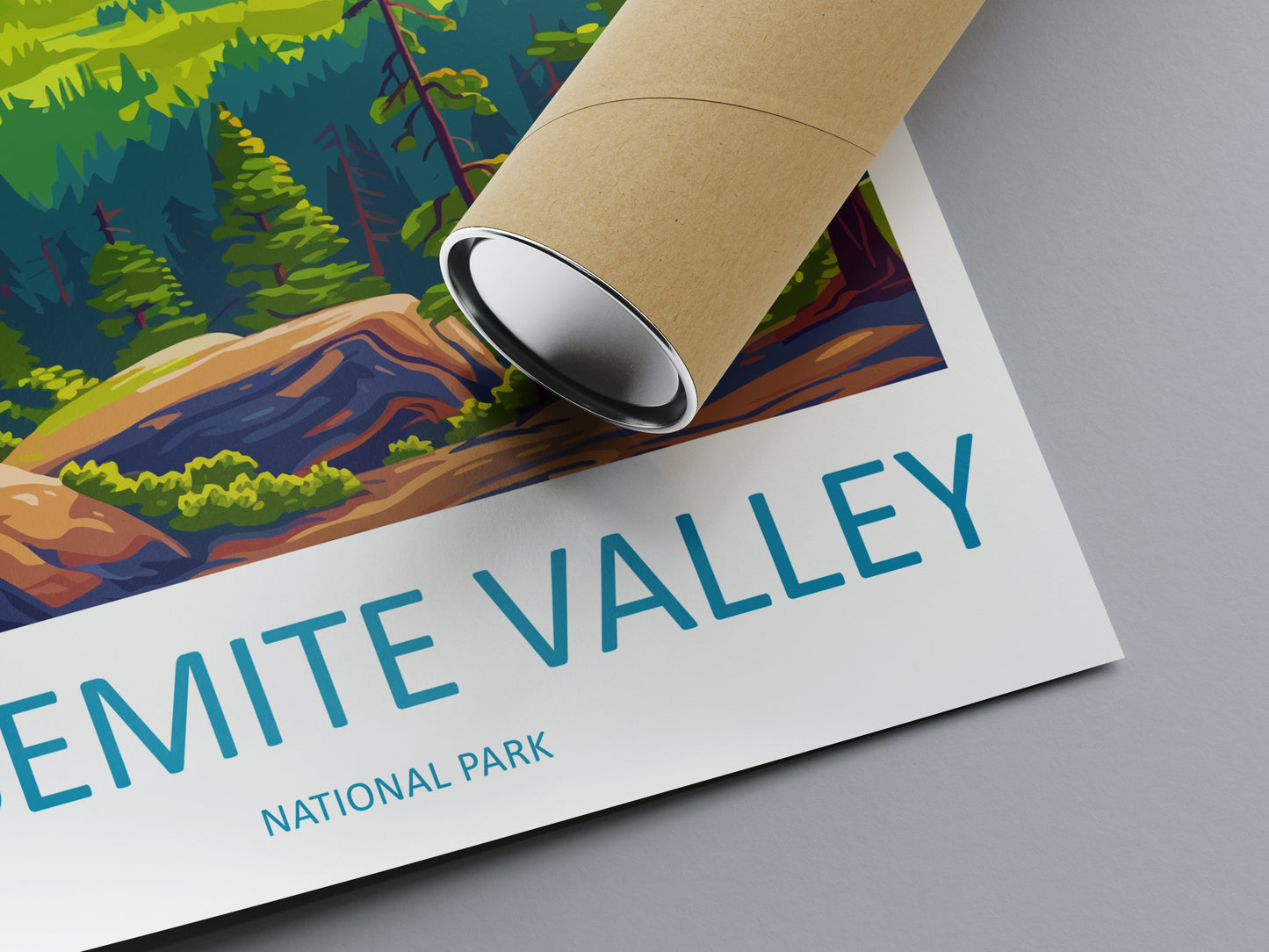 Yosemite Valley USA Travel Poster