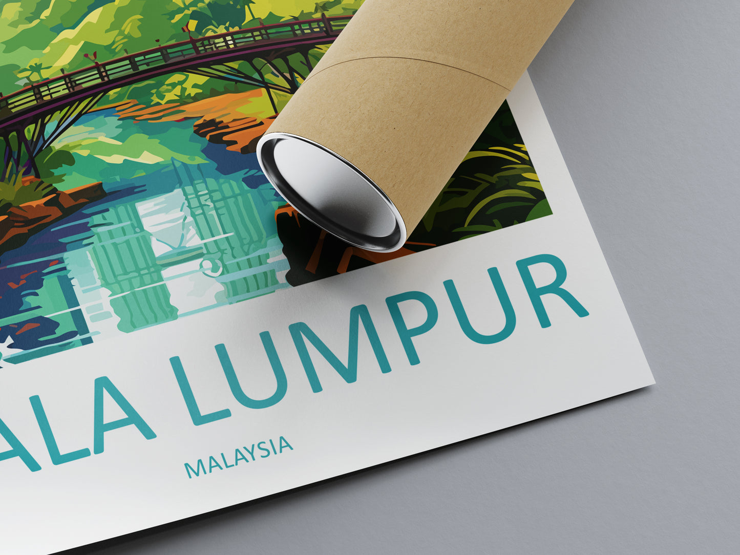 Kuala Lumpur Malaysia Travel Poster